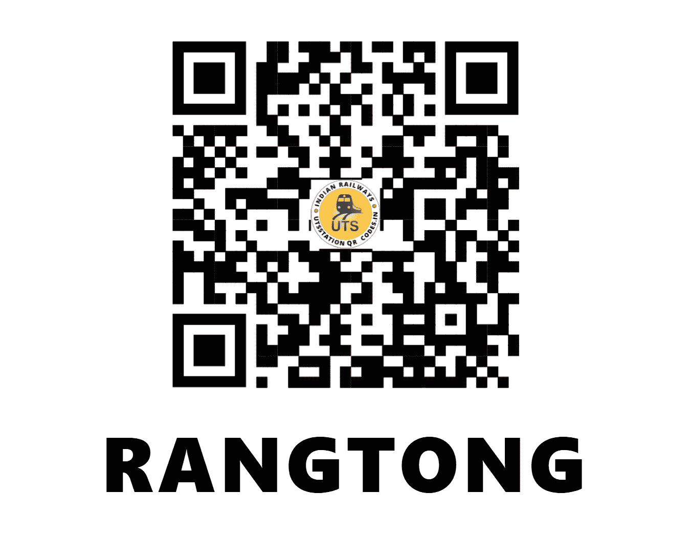 UTS QR Code for RANGTONG - RTG (NF - WEST BENGAL)